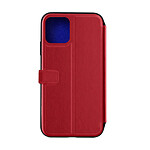 BEETLECASE Étui pour Apple iPhone 12/iPhone 12 Pro Folio Premium avec Porte-Cartes Rouge