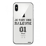 Evetane Coque iPhone X/Xs rigide transparente Motif Râleuse Dessin