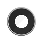 Clappio Lentille Caméra Arrière iPhone XR Noir Contour Blanc