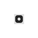Avizar Lentille caméra arrière Galaxy Xcover 4 Verre protection de remplacement - noir
