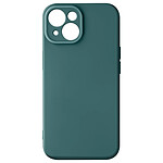 Avizar Coque Silicone pour iPhone 15 Caméra Protégée Doux au Toucher  Vert Foncé
