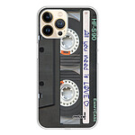Evetane Coque iPhone 13 Pro 360 intégrale transparente Motif Cassette Tendance