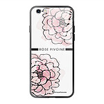 LaCoqueFrançaise Coque iPhone 6/6S Coque Soft Touch Glossy Rose Pivoine Design