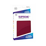 Ultimate Guard - 80 pochettes Supreme UX Sleeves taille standard Bourgogne