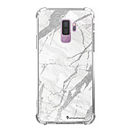 LaCoqueFrançaise Coque Samsung Galaxy S9 Plus anti-choc souple angles renforcés transparente Motif Marbre gris
