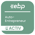 EBP Auto-Entrepreneur ACTIV - Gamme Eco - 1 utilisateur - Licence 1 an - A télécharger