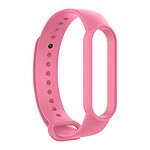 Avizar Bracelet Sport pour Xiaomi Mi Band 6 et 5 Silicone Premium Soft-touch Léger Rose