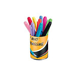 BIC Lot de 10 Marqueurs Permanent MARKING COLOR Pte Ogive Couleurs assorties