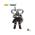 Warhammer 40k - Figurine 1/18 Astra Militarum Cadian Command Squad Veteran with Master Vox 12 c