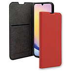 BigBen Connected Étui Folio pour Samsung A05 Style Portefeuille avec Porte Cartes Rouge