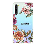 LaCoqueFrançaise Coque Xiaomi Redmi Note 8 T 360 intégrale transparente Motif Amour en fleurs Tendance