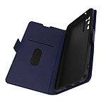 Avizar Étui Samsung S20 FE Porte-cartes Support vidéo Double Languette bleu nuit