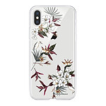 LaCoqueFrançaise Coque iPhone Xs Max 360 intégrale transparente Motif Fleurs Sauvages Tendance