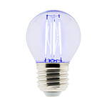 Ampoule LED Déco filament bleu 3W E27 Sphérique - Elexity