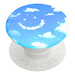 Popsockets PopGrip Design Blue Skies pour Smartphone, Bague et Support Universel Blanc