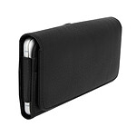 Avizar Housse ceinture avec interieur porte-cartes smartphone jusqu'à 5.5 pouces - Noir