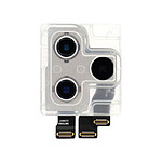 Clappio Caméra Arrière pour iPhone 11 Pro et 11 Pro Max Module Capteur Photo
