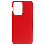 Nillkin Coque pour OnePlus Nord 2T 5G Rigide Finition Mate  Super Frosted Shield rouge