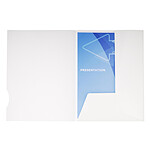 EXACOMPTA Boîte de 20 chemises de présentation carte brillante 250g Chromolux - A4 - Blanc