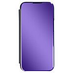 Avizar Étui Clear View pour iPhone 13 avec Clapet Miroir Support Vidéo violet