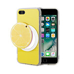 Muvit Coque pour iPhone 8 Plus / 7 Plus Mirror Lemon Jaune