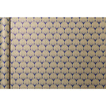 CLAIREFONTAINE Rouleau de papier Kraft brut 5x0,35m Motif feuilles bleues