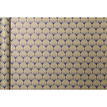 CLAIREFONTAINE Rouleau de papier Kraft brut 5x0,35m Motif feuilles bleues