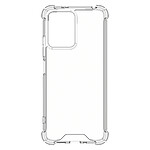 QDOS Coque pour Xiaomi Redmi Note 12 Pro Hybrid Rigide Transparent