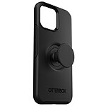 OtterBox Coque pour iPhone 13 Pro Max avec Poignée PopGrip Otter+ Pop Symmetry Noir