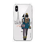 LaCoqueFrançaise Coque iPhone Xs Max silicone transparente Motif Working girl ultra resistant