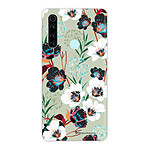 LaCoqueFrançaise Coque Xiaomi Redmi Note 8 T 360 intégrale transparente Motif Fleurs vert d'eau Tendance