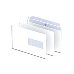 OXFORD Boîte 500 enveloppes Blanches auto-adhésives 90g C5 162x229 mm fenêtre 45x100 mm