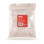 APLI Pack 100 sachets plastique refermable 230 x 320 mm 230 x 320 mm