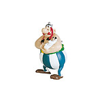 Asterix - Figurine Obelix tenant Idefix 8 cm