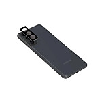 Tiger Protège-caméra pour Samsung Galaxy S21 / S21 Plus Antichoc en Verre Trempé Noir transparent