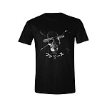 One Piece - T-Shirt Live Action Greyscale Skull - Taille XL
