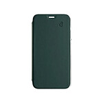 BEETLECASE Étui Folio pour iPhone 11 Pro Max en Cuir avec Dos Transparent et Porte-Cartes Vert foncé