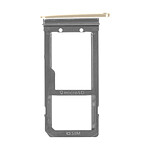 Clappio Tiroir Carte SIM de Remplacement pour Samsung Galaxy S7 Doré