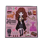 Harry Potter - Décoration murale Crystal Clear Picture Hermione Granger 32 x 32 cm