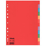 Esselte Jeu Intercalaire carton 160g A4 12 touches multicolores x10