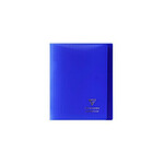 CLAIREFONTAINE Koverbook cahier piqué 17x22cm 96 pages grands carreaux Bleu marine