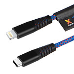 Xtorm Câble USB-C vers iPhone et iPad Power Delivery 1m Solid Blue Bleu et Rouge