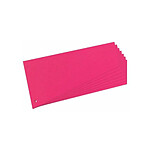 HERLITZ Pqt de 100 Intercalaires trapézoidale A4 carton 190g Rouge Rose