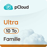 pCloud Ultra Famille 10 To – Licence perpétuelle - A télécharger
