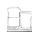Clappio Tiroir Carte SIM de Remplacement pour Samsung Galaxy A20e  Blanc