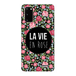 Evetane Coque Samsung Galaxy S20 360 intégrale transparente Motif La Vie en Rose Tendance