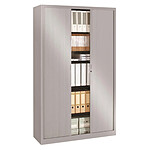 VINCO Armoire Monoclass120 H.198x L.120xP.43 cm 4 Tablettes Alu