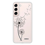 Evetane Coque Samsung Galaxy S22 5G 360 intégrale transparente Motif Pissenlit Tendance