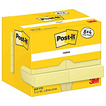 POST-IT Pack Distributeur 12 Blocs Adhésif Repositionnable 51 x 38 mm Jaune