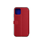 BEETLECASE Étui pour Apple iPhone 12 Pro Max Folio Premium avec Porte-Cartes Rouge